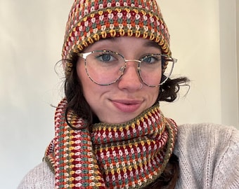 Margot Hat & Scarf - Digital Crochet Pattern
