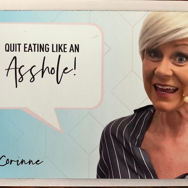 No BS Magnet-Quit eating like an Asshole