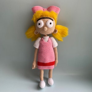 Häkelanleitung für Puppe, Hey Arnold Anleitung, Amigurumi Puppe, Amigurumi Prinzessin
