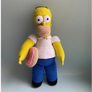 Amigurumi toy, amigurumi crochet, doll pattern, gomer simpson