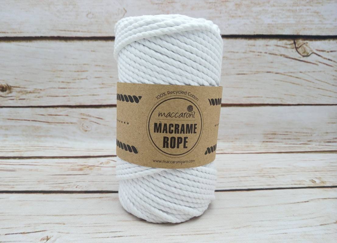 5mm Yarnart MACRAME CORD Macrame Cotton Macrame Rope Macrame