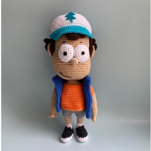 Gravity falls, dipper pines, digital download, crochet amigurumi pattern