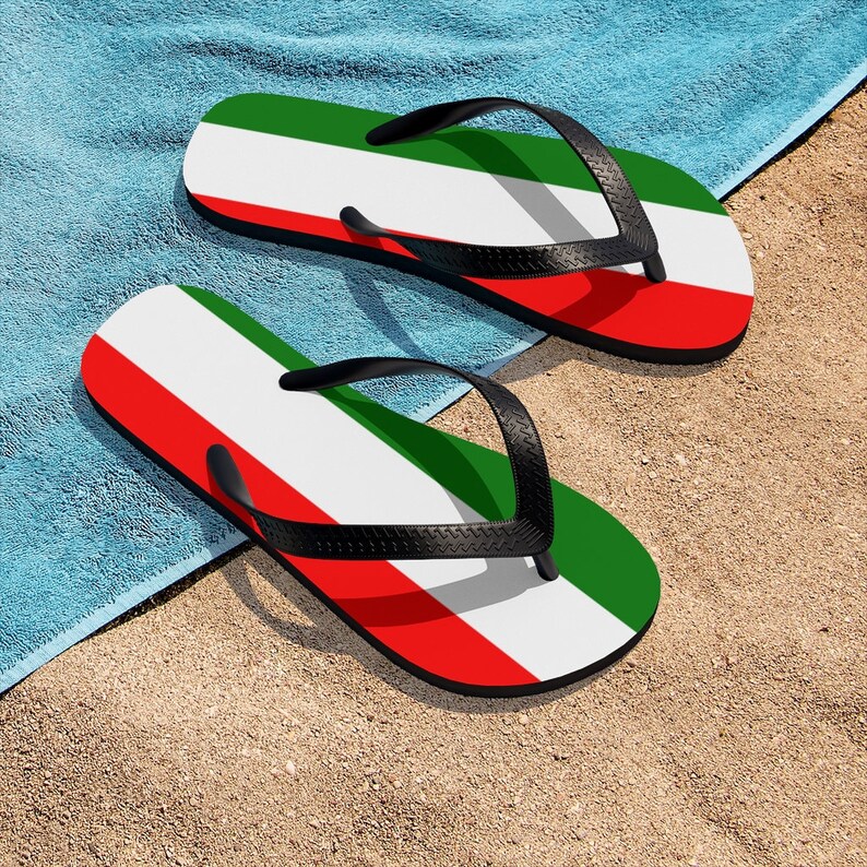 Flag Of Guadeloupe Cool Flip Flops For Children Adults Men And Women Beach Sandals Pool Party Slippers