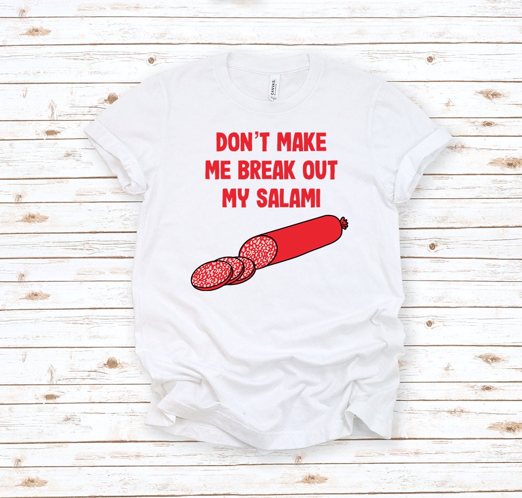 Lustige italienische Shirt Salami Shirt italienische Salami Etsy