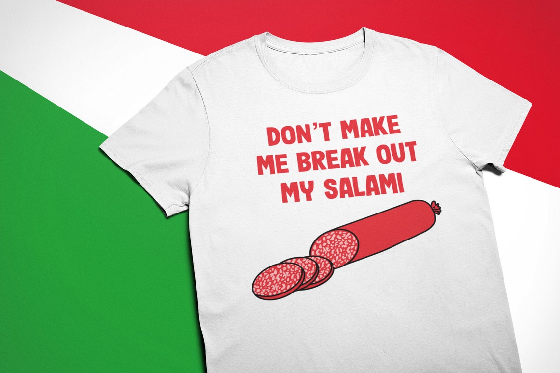 Lustige italienische Shirt Salami Shirt italienische Salami Etsy
