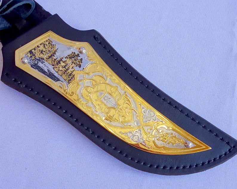 Bowie knife Panther 1st wedding anniversary gift for him Etsy