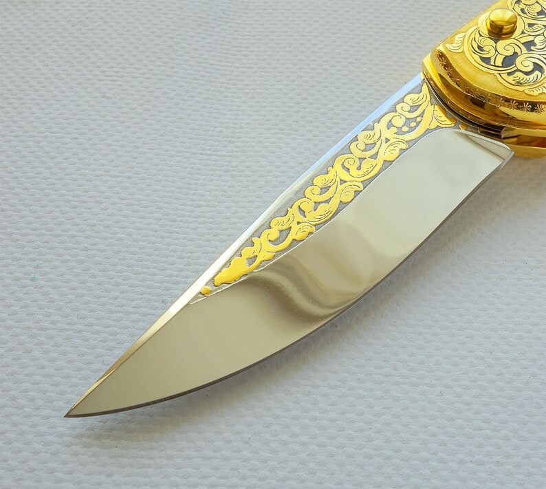 Folding knife Duck Hunting Gift for hunter 30th anniversary Etsy