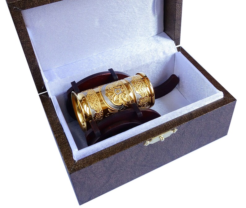 Shot glass Cannon fathers day gift from son housewarming Etsy