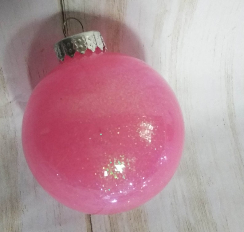 Download Pink Glitter Ornament Mock Up Memory Ornament Mock Up | Etsy
