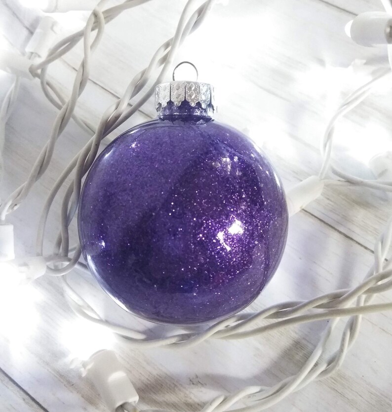 Download Lila Glitter Ornament Mock-up Memory Ornament Mock-up Santa | Etsy