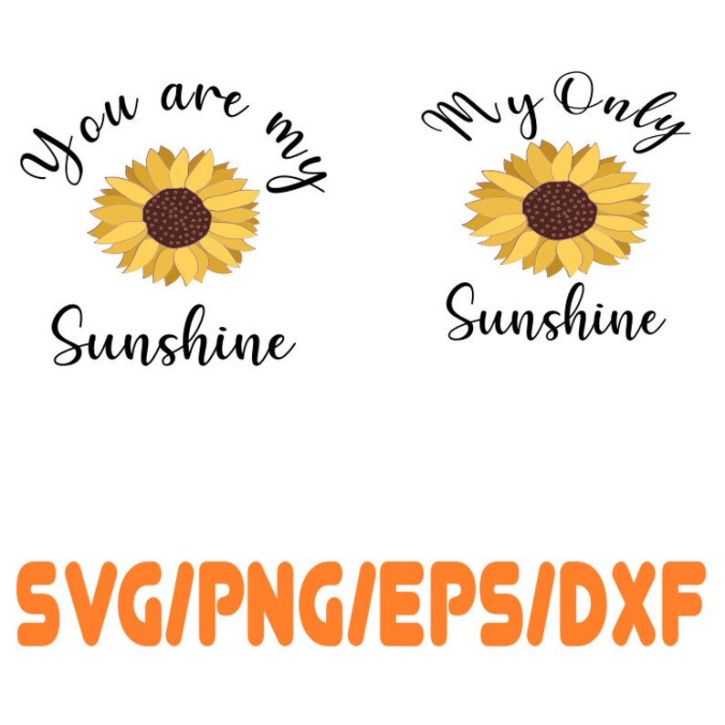 Download Sunflower SVGMom and Child Matching Sunflower Instant | Etsy