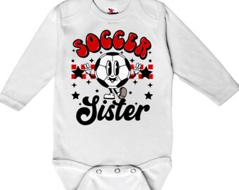 Soccer Sister Bodysuit: Game Day Baby Outfit
