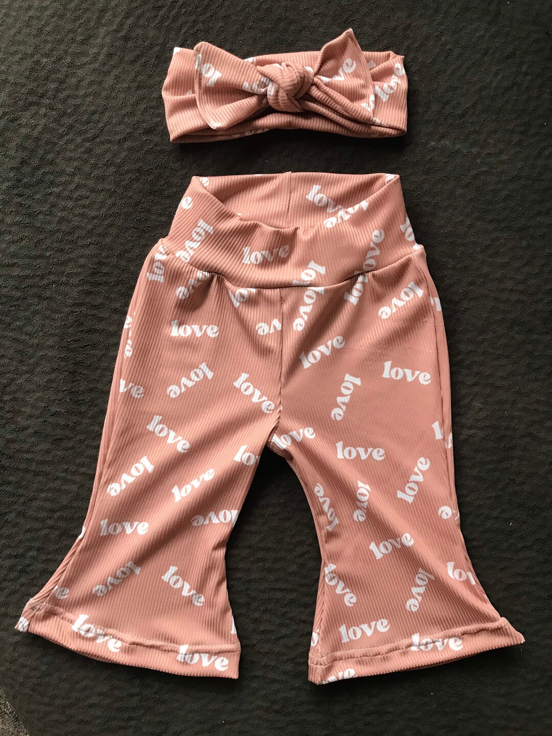 Valentines Day Love Bell Bottoms Baby Toddler Bells With Etsy