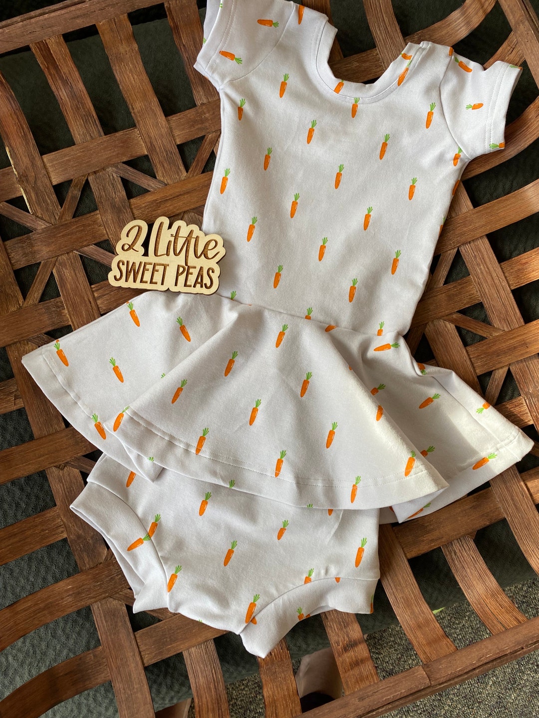 Easter Girl Outfit, Peplum Carrot Outfit, High Waisted Bummies. Baby