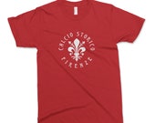 CALCIO STORICO Shirt - American Apparel Fine Jersey Tee - made in the usa - calcio fiorentino, florence italy, firenze italia native tee