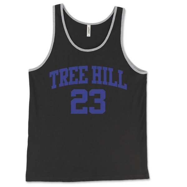 SCOTT 23 Tree Hill Jersey Tank - Mens/Unisex Jersey Tank Top - all sizes and colors - basketball jersey, nathan jersey tank