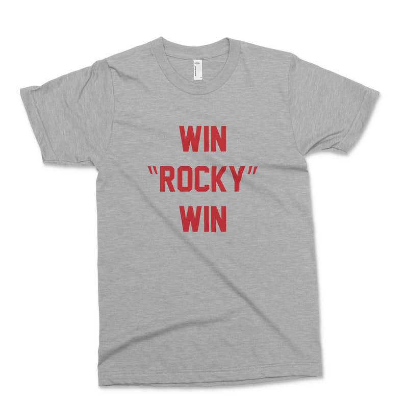 WIN rocky WIN Shirt American Apparel Fine Jersey - Etsy