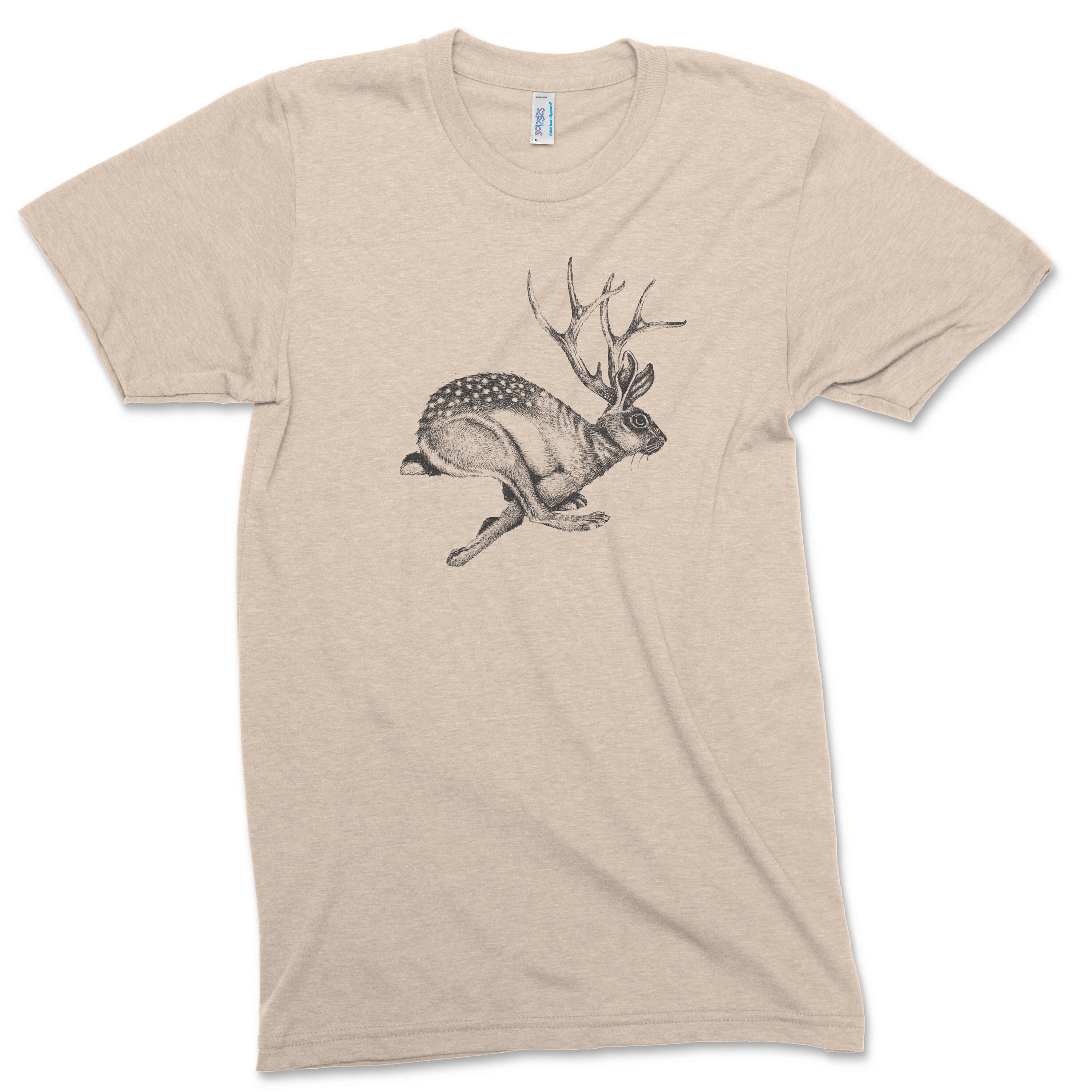 JACKALOPE Shirt American Apparel Tri 