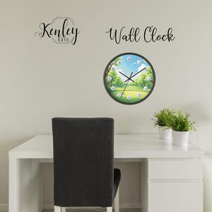Golf Course Wall Clock -  Gift for Golf Lovers, Sports Themed Decor, Indoor Wall Art, Perfect Home Accent for Enthusiasts