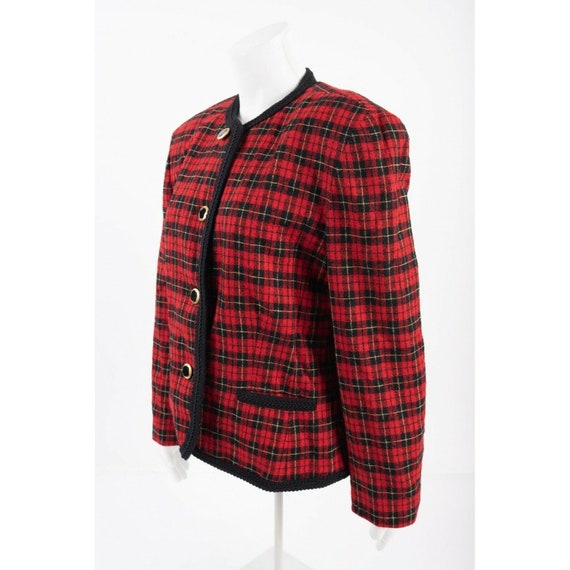 Pendleton Womens Suit Jacket Blazer Virgin Wool S… - image 3