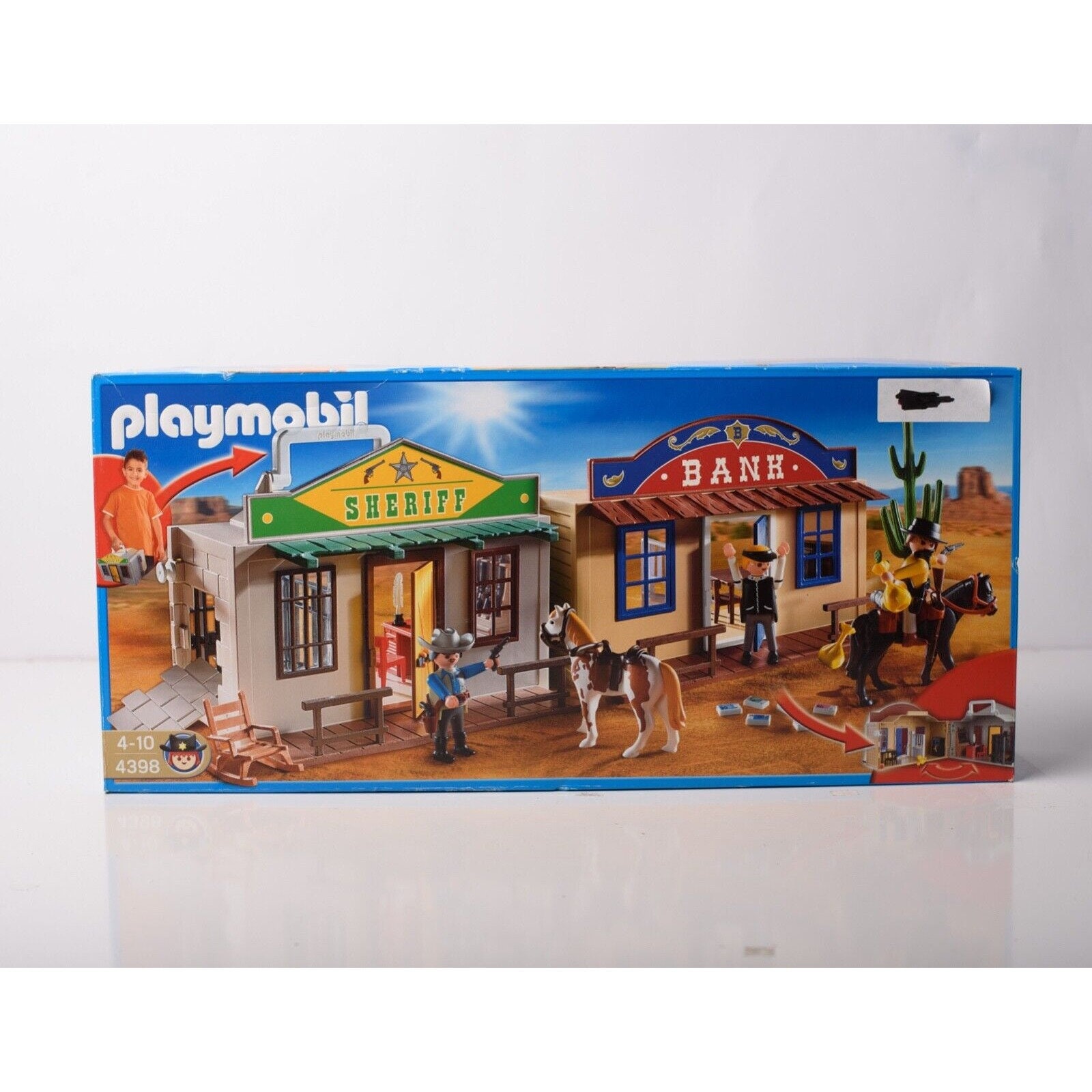 Playmobil Western Sheriff Bank Kids Toy Playset New in - Etsy