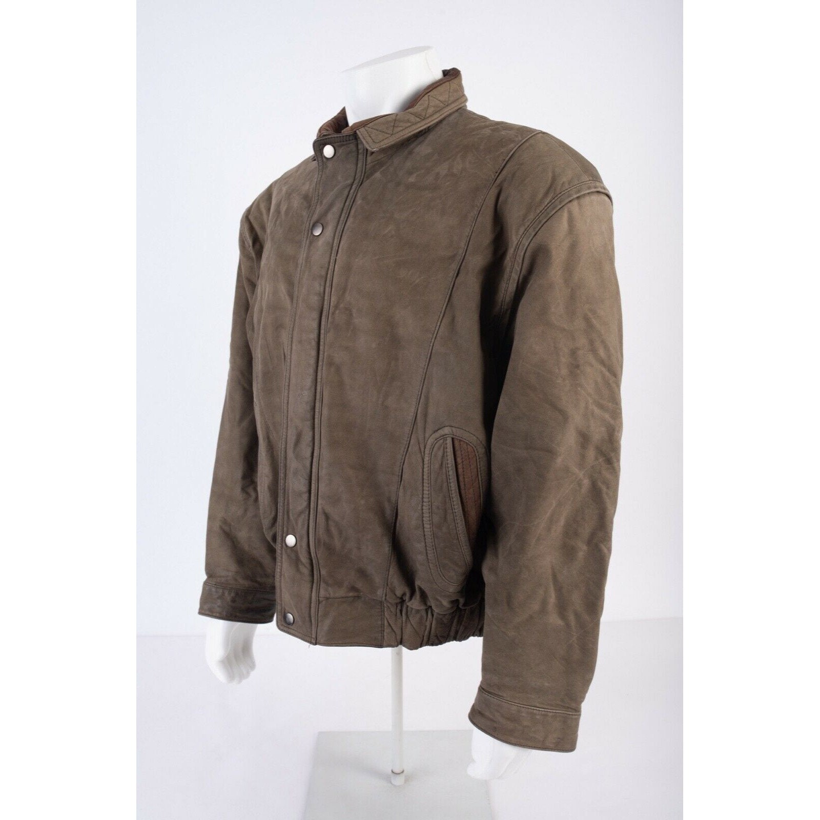 ジャケット Rest & Recreation OVERSIZED COLLAR JACKET 5BNY462 Members Only Men's Original Iconic Racer Jacket - Medium