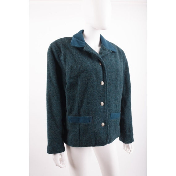Vintage 80s Woolrich Womens Jacket Coat Size M Bl… - image 2