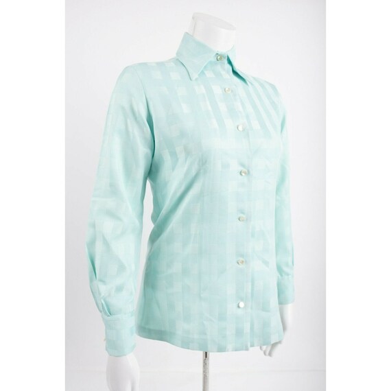 Vintage Womans Lanvin Paris New York Blouse Butto… - image 3