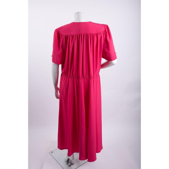 Leslie Fay 1980s Vintage Sheath Dress Women's Lar… - image 5