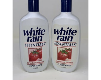 VTG 90's WHite Rain Essentials Strawberry Conditioner HTF Movie Prop bottle Hair