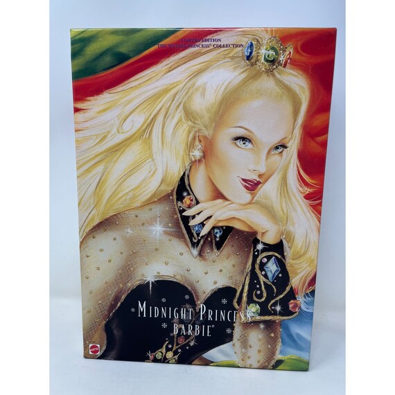Midnight princess barbie sales