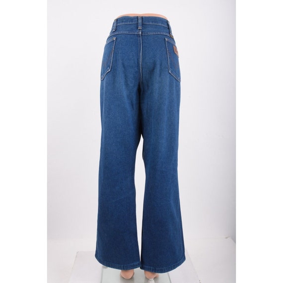 Vintage 70s Wrangler Mens Jeans Size 38 Short Den… - image 4