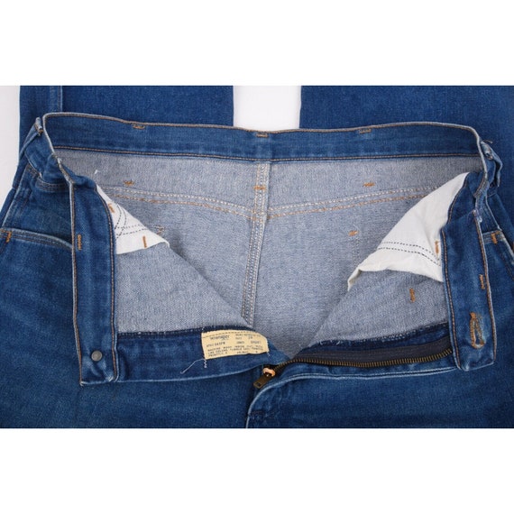 Vintage 70s Wrangler Mens Jeans Size 38 Short Den… - image 6