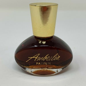 Ambrelia Perfume Parfum Splash Vintage  0.5 Oz Travel Size Rare HTF