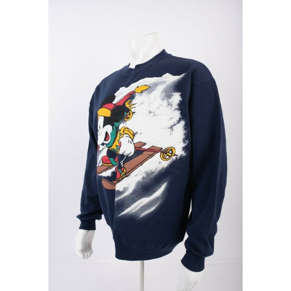 Mickey Unlimited Jerry Leigh Mens Mickey Mouse Ski Apres Sweatshirt One Size NWT