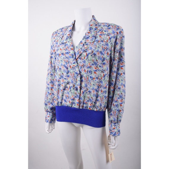 Vintage Castleberry Knits Womens Shirt Sz 14 Mult… - image 3