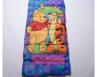 Winnie the Pooh & Friends Childrens Sleeping Bag Tigger Pooh 30 x 57&quot; Polyester