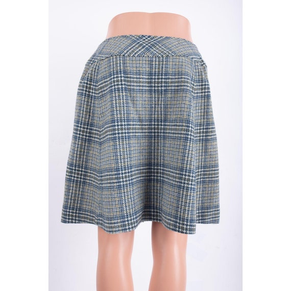 1960's Vintage Plaid Skirt by Tami 100% Wool Mid … - image 3