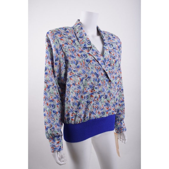 Vintage Castleberry Knits Womens Shirt Sz 14 Mult… - image 2