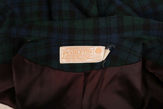 Pendleton Womens Midi Skirt Suit Blazer Jacket Me… - image 9