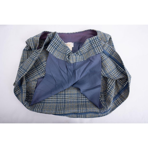 1960's Vintage Plaid Skirt by Tami 100% Wool Mid … - image 7