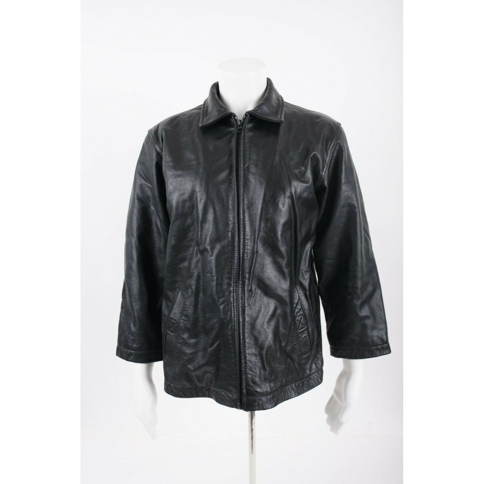 Gap Leather Jacket - Etsy