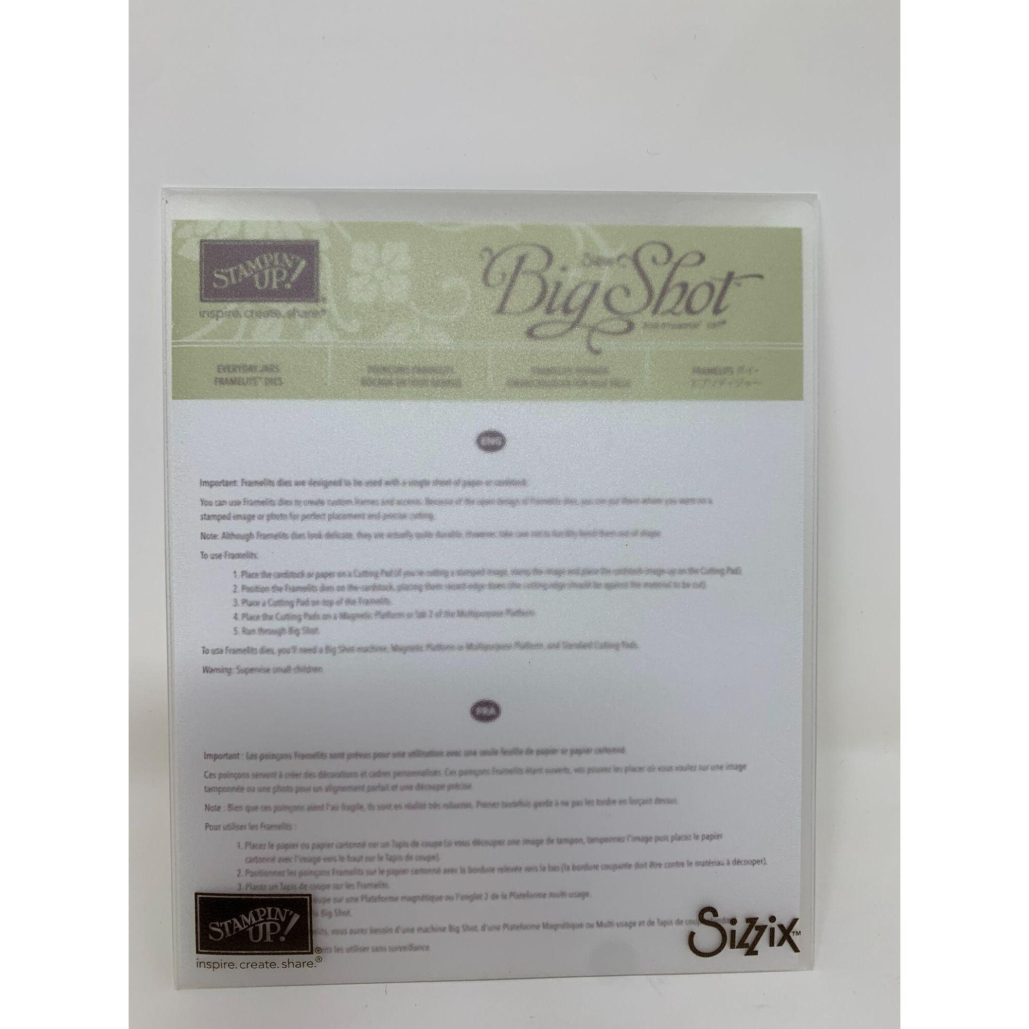 New & Sealed U Choose Stampin Up Sizzix FRAMELITS THINLITS Dies New & Sealed U Choose Stampin Up Sizzix FRAMELITS THINLITS Dies