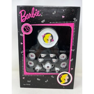 Barbie Doll 35th Anniversary Limited Edition Miniature Nostalgic China Tea Set