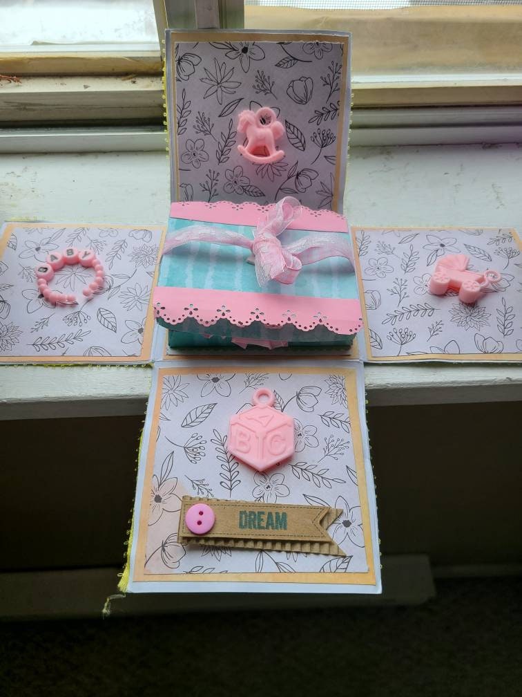 Gender reveal explosion box Etsy