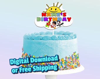 Ryan S World Birthday Party Game Ryans Toy Review Birthday Etsy