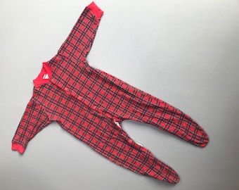 tartan sleepsuit