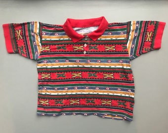 Shirt Striped Blue Green Red - Etsy UK