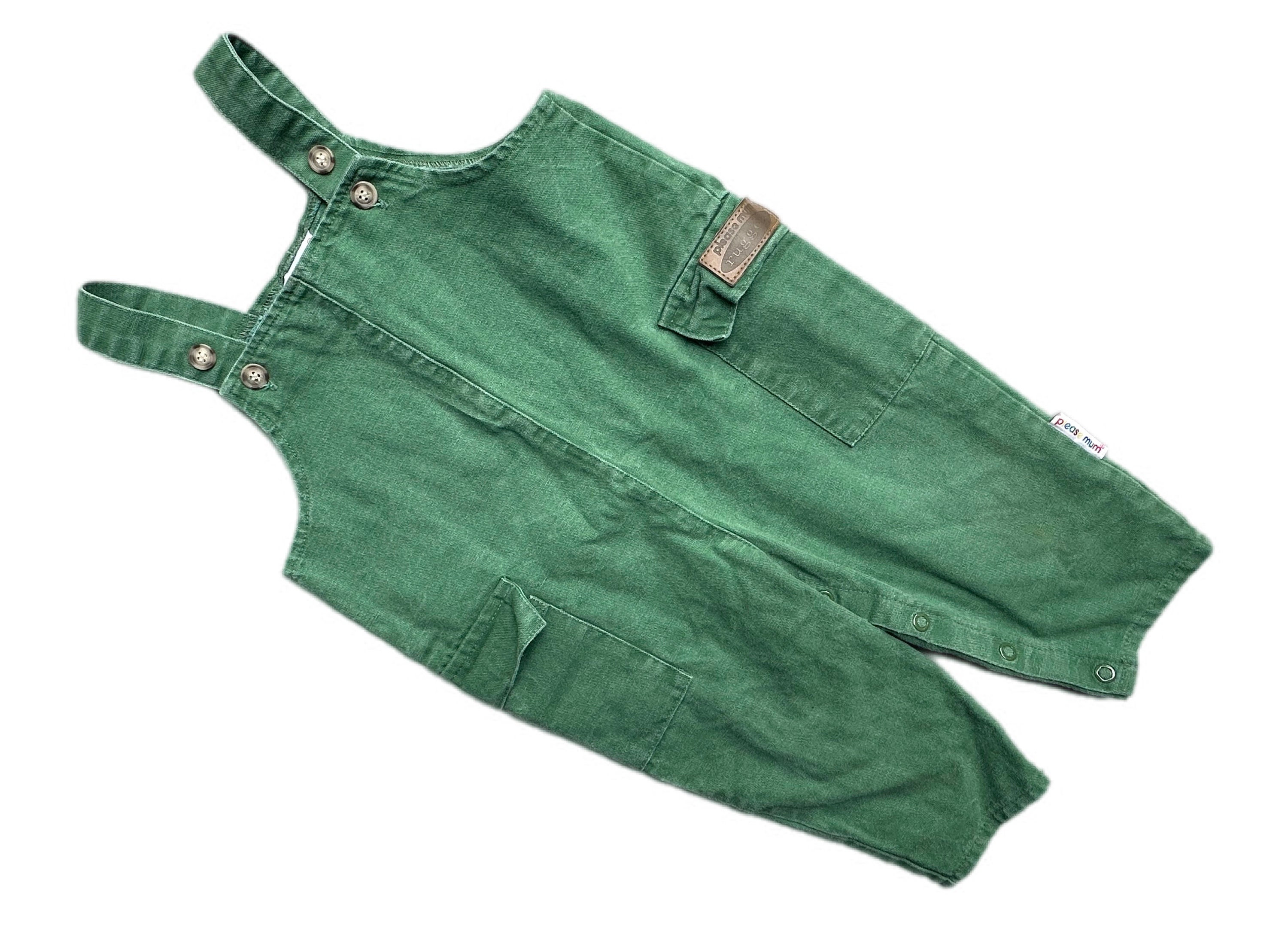 Salopette In Velluto A Coste Per Bambini - Senza Maniche, Autunno/inverno, Taglie 1-5 Anni