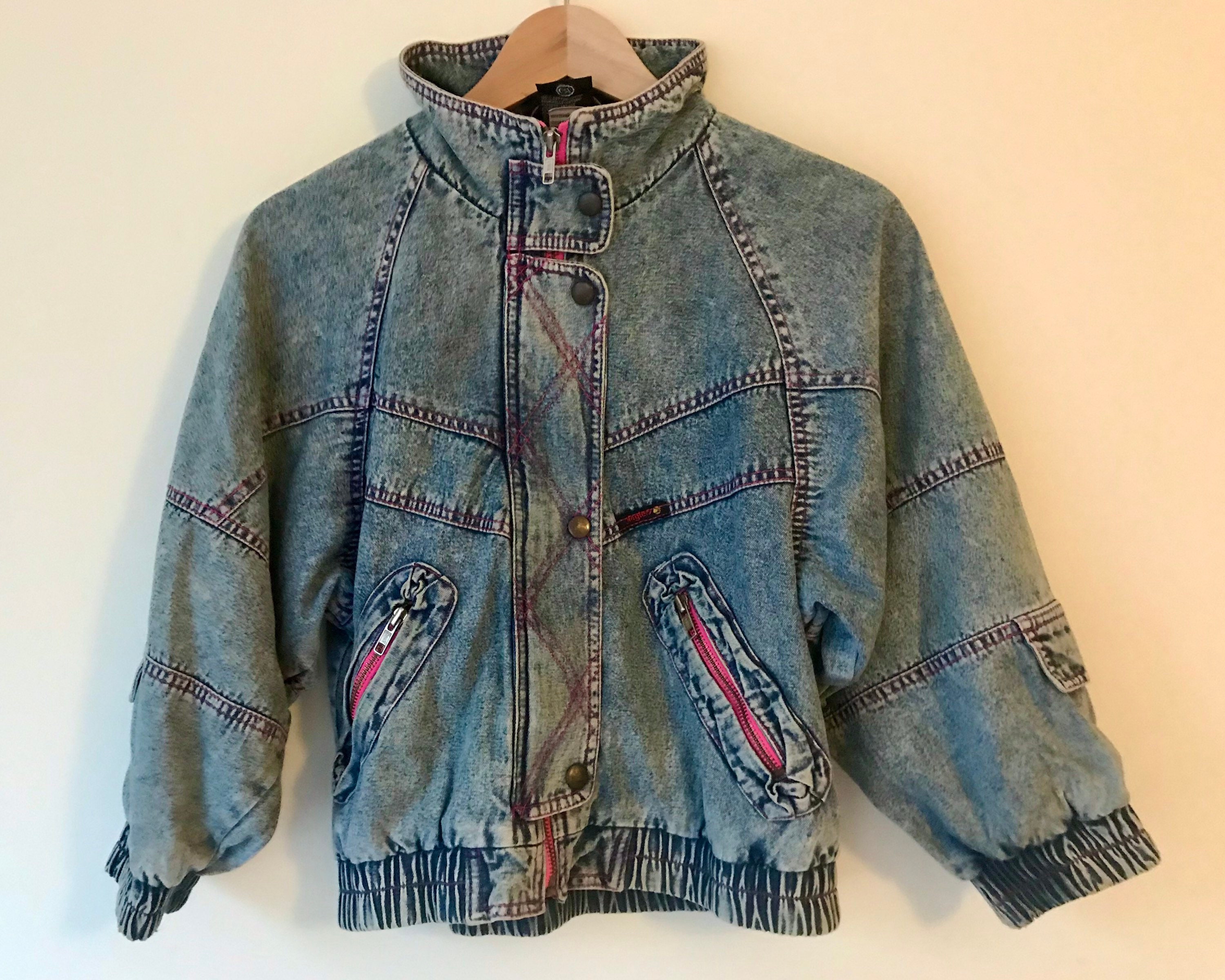 1着でも送料無料】 80 80s DESIGN ART PERU IMPORT DENIM JACKET